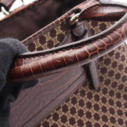 Celine Canvas Brown Handbags