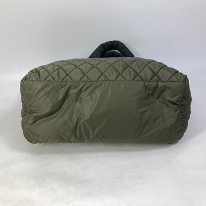 Chanel Nylon Green Shoulder Bags