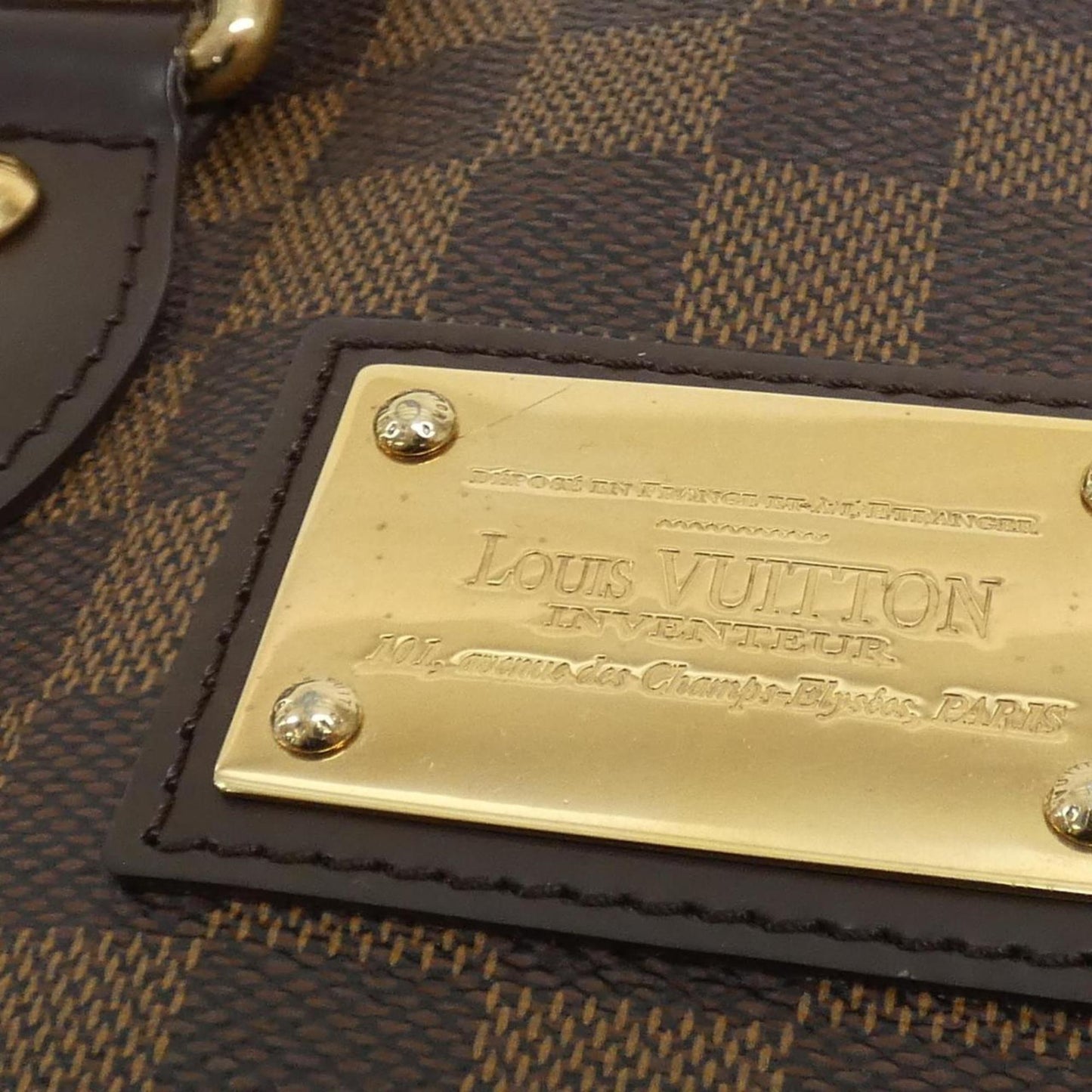 Louis Vuitton Coated Canvas Brown Handbags