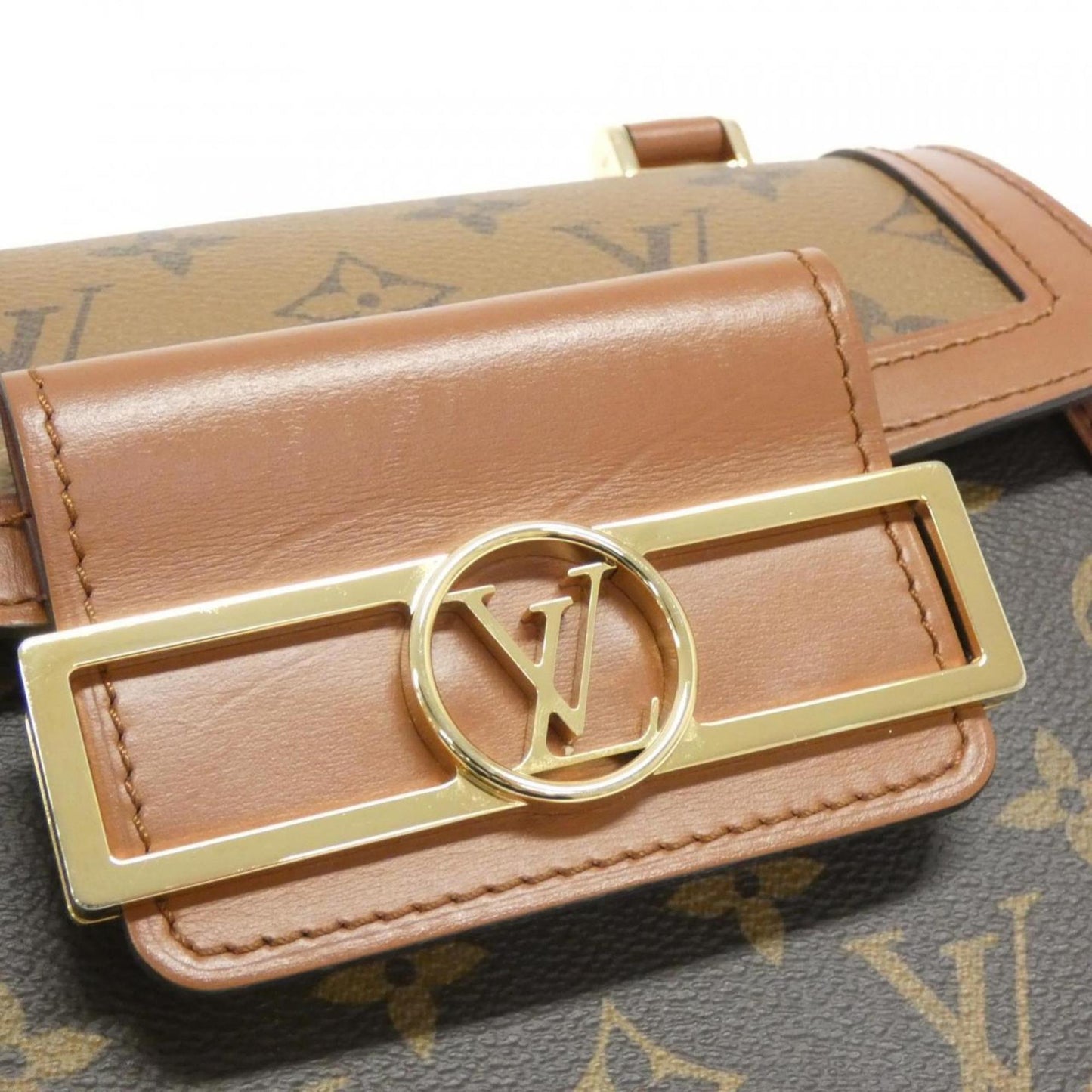 Louis Vuitton Coated Canvas Brown Handbags