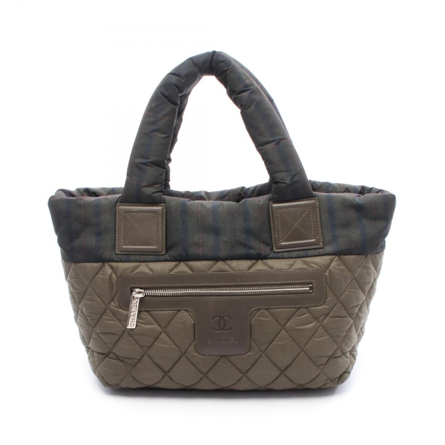 Chanel Nylon Green Tote Bags