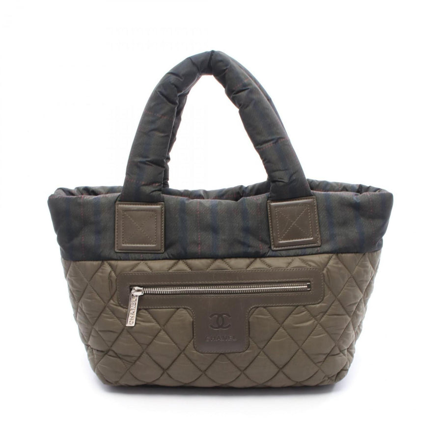Chanel Nylon Green Tote Bags