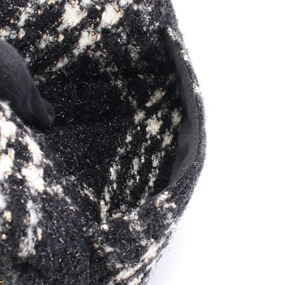 Chanel Wool Black Shoulder Bags