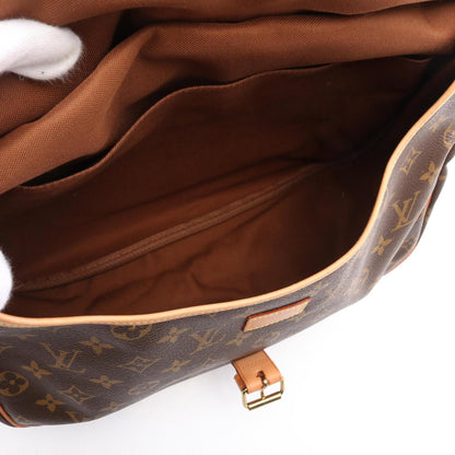 Louis Vuitton Coated Canvas Brown Shoulder Bags