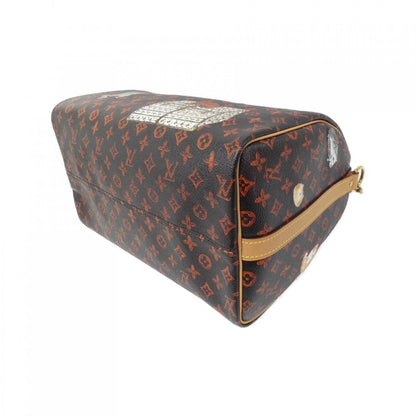 Louis Vuitton Coated Canvas Brown Travel Bags