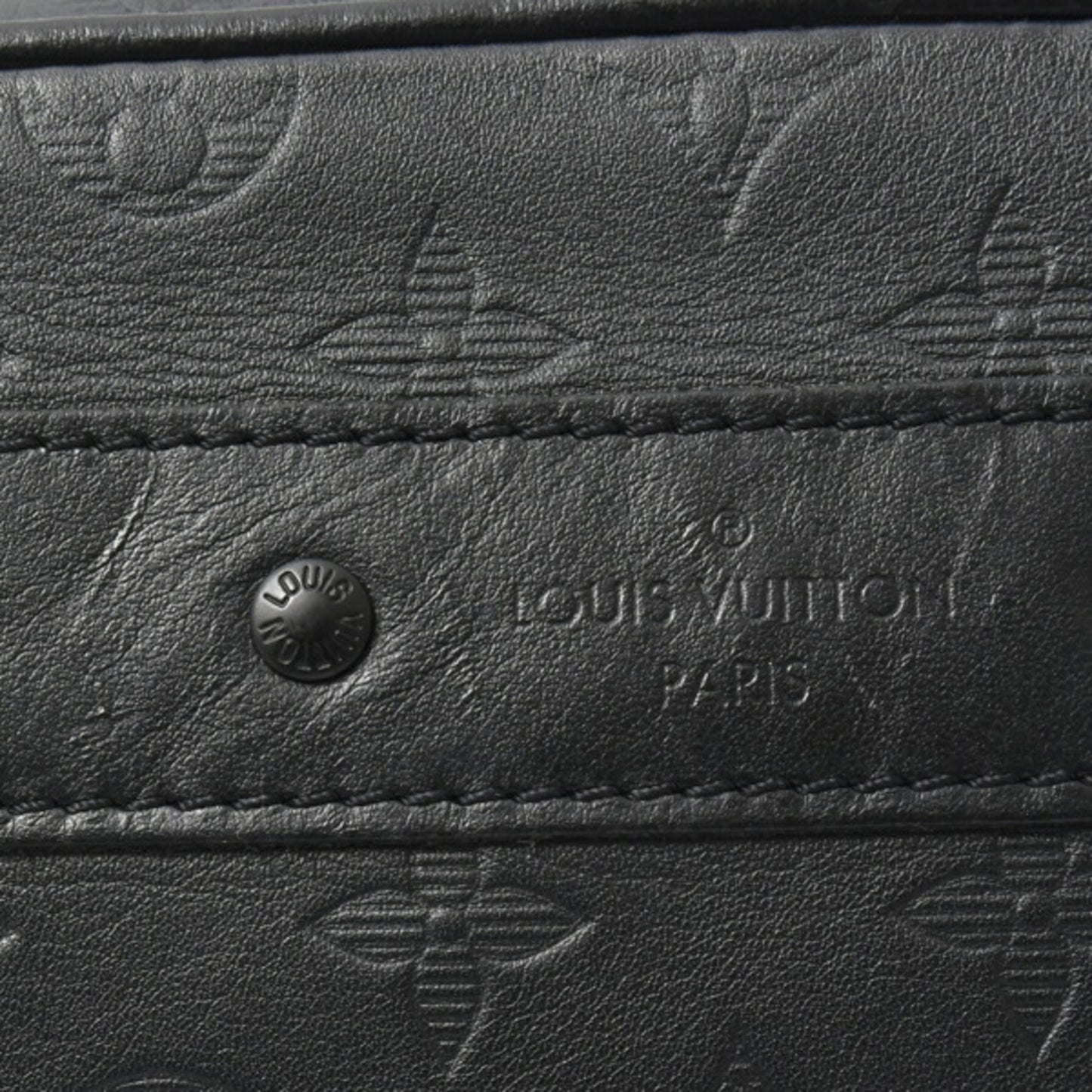 Louis Vuitton Monogram Canvas Black Clutch Bags