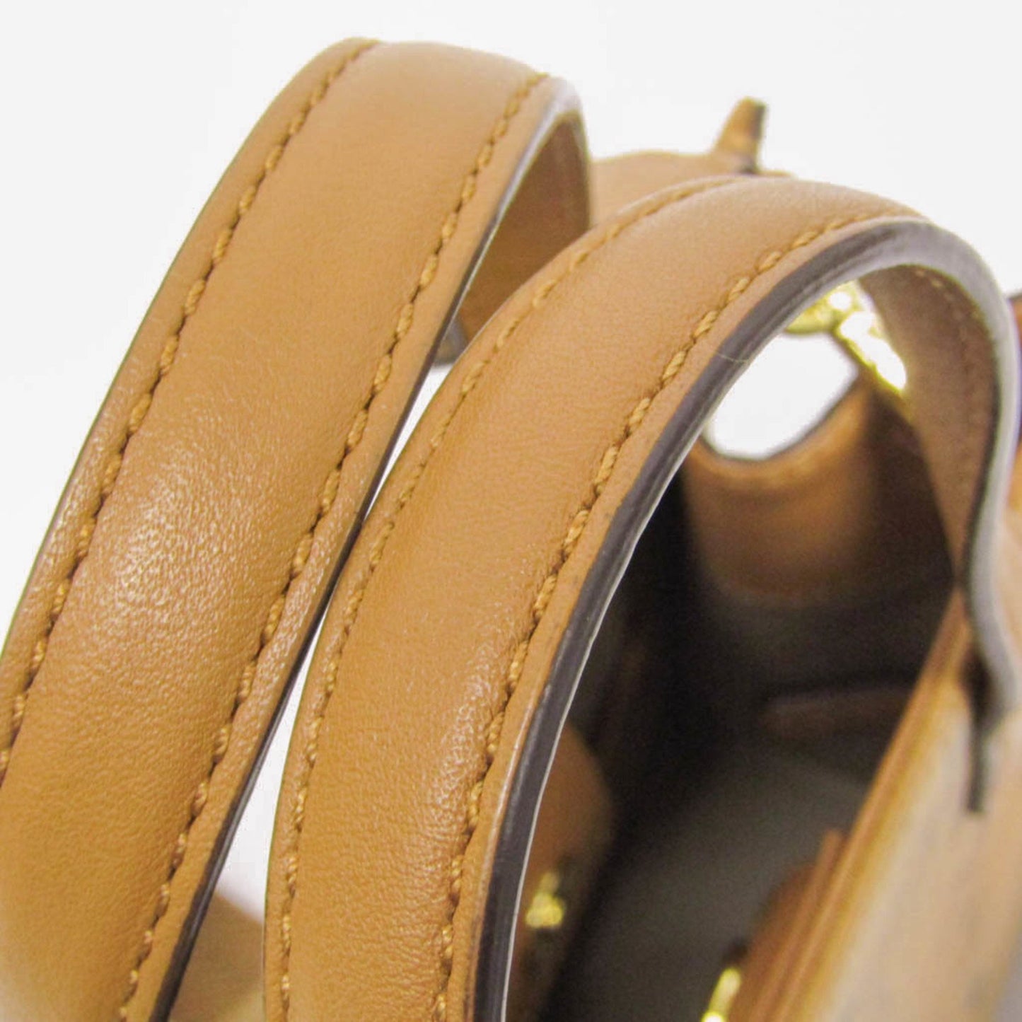 Mcm Coated Canvas Brown Handbags