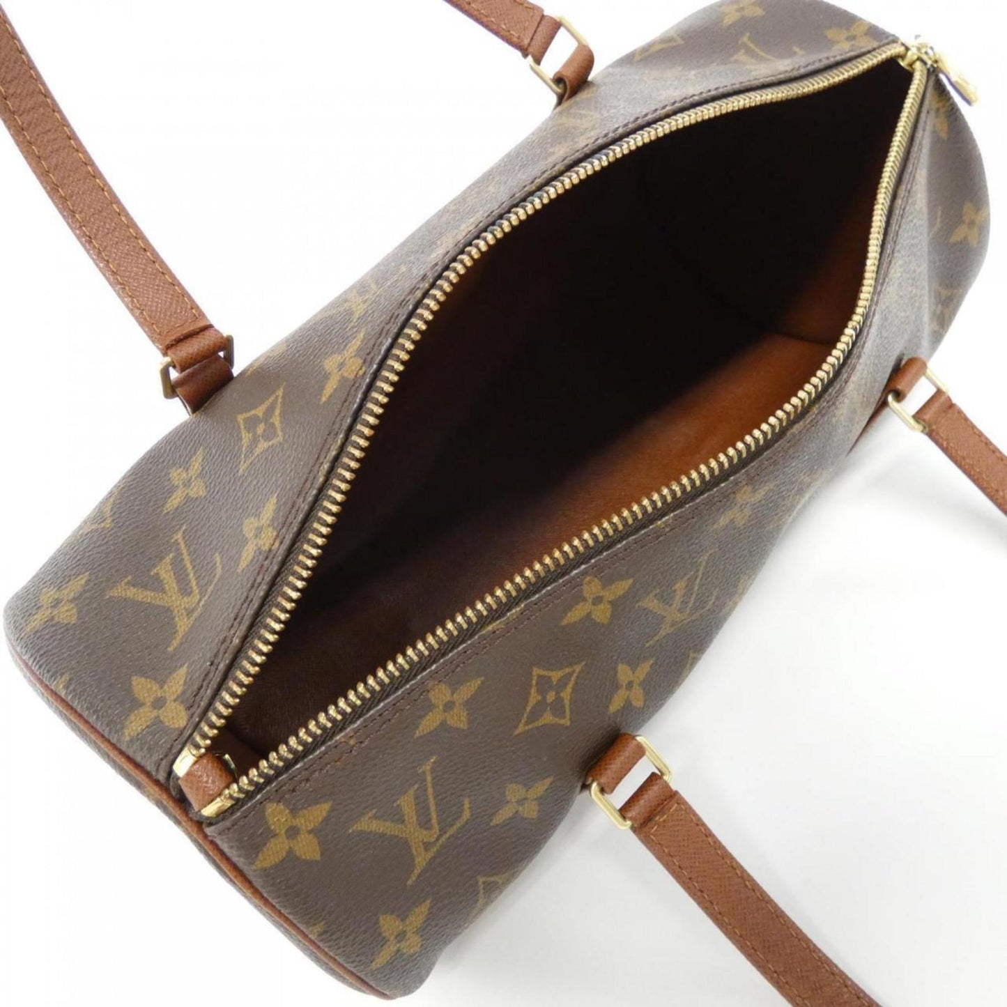Louis Vuitton Coated Canvas Brown Handbags