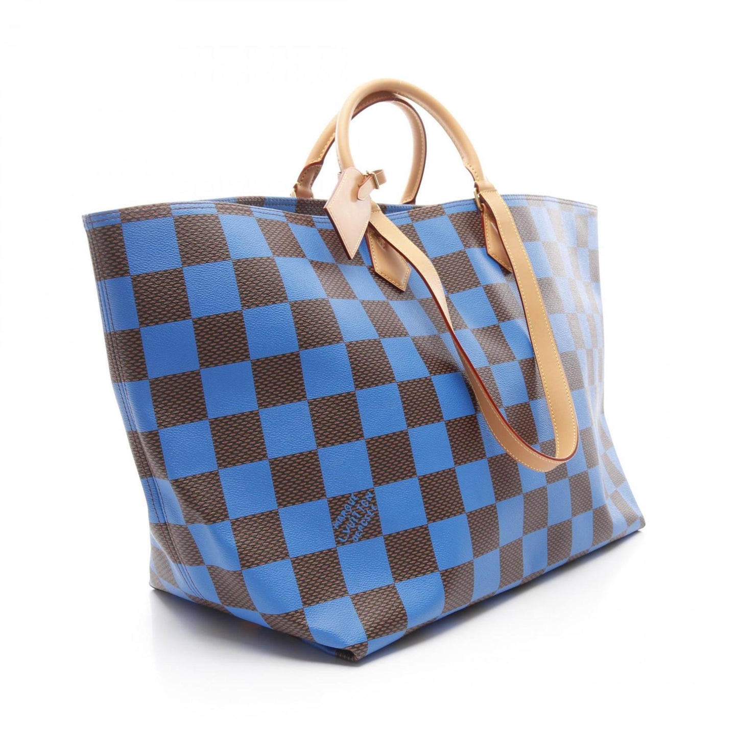 Louis Vuitton Coated Canvas Blue Tote Bags