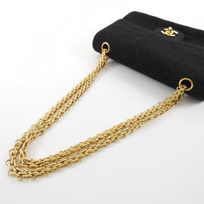 Chanel Canvas Black Shoulder Bags