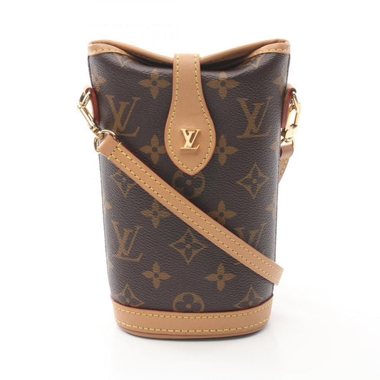 Louis Vuitton Coated Canvas Brown Shoulder Bags