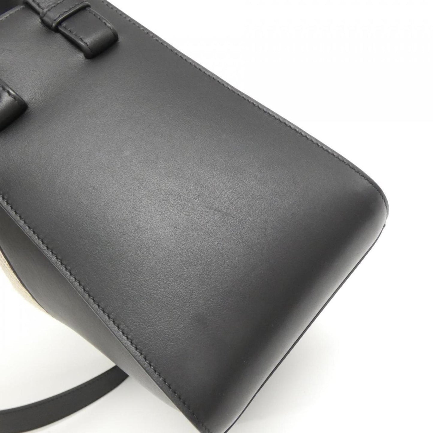 Loewe Canvas Black Shoulder Bags