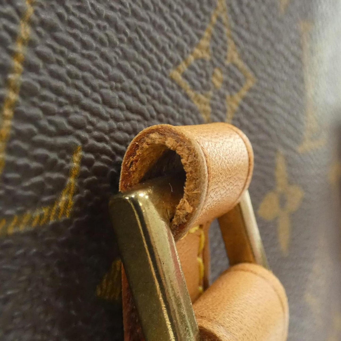 Louis Vuitton Coated Canvas Brown Handbags
