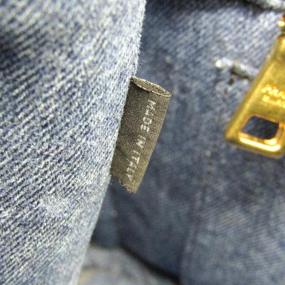 Prada Denim Blue Shoulder Bags
