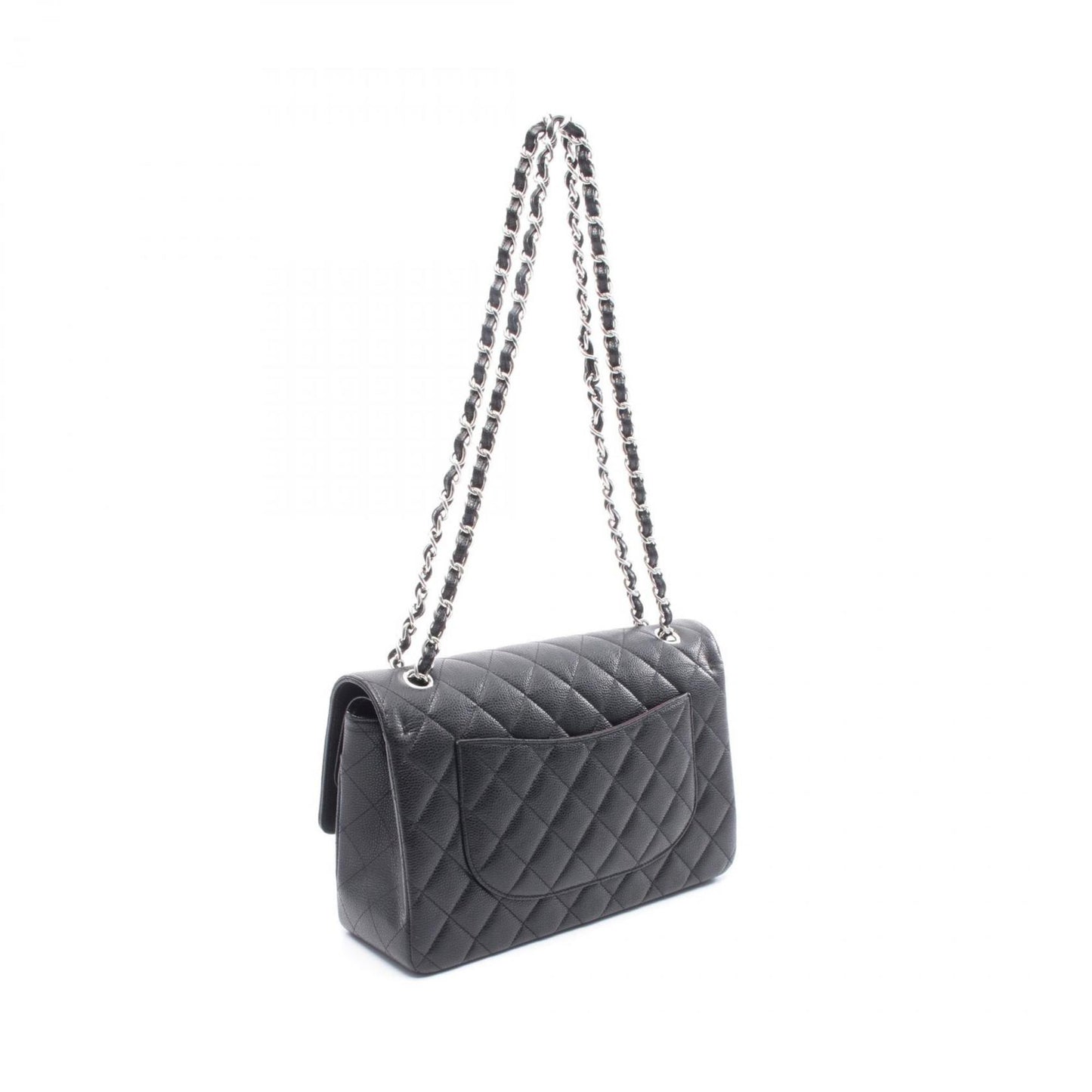 Chanel Calfskin Black Shoulder Bags