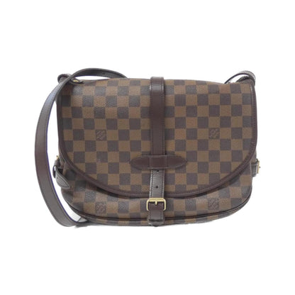 Louis Vuitton Coated Canvas Brown Shoulder Bags