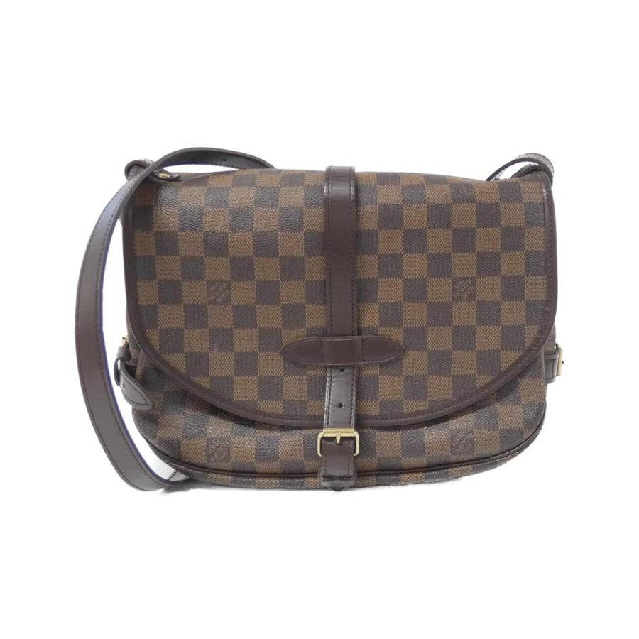 Louis Vuitton Coated Canvas Brown Shoulder Bags