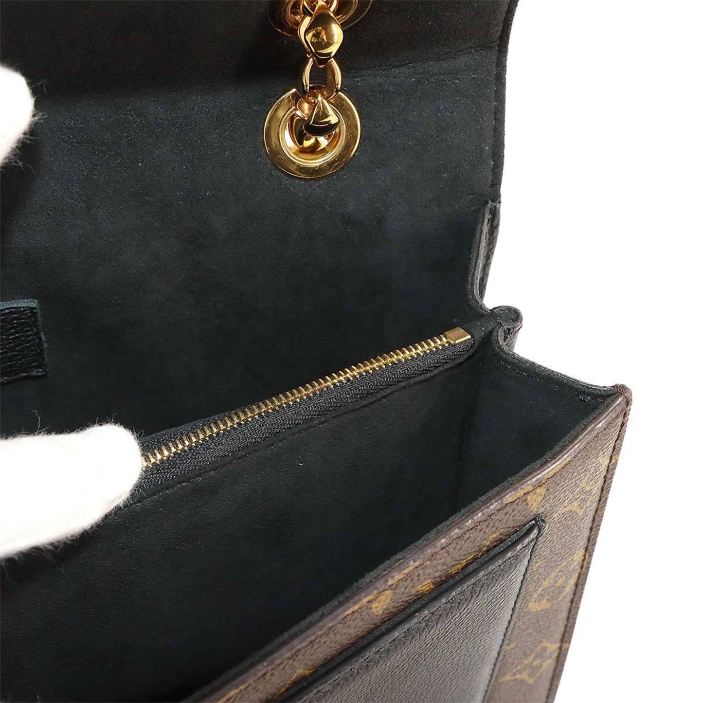 Louis Vuitton Monogram Canvas Black Shoulder Bags