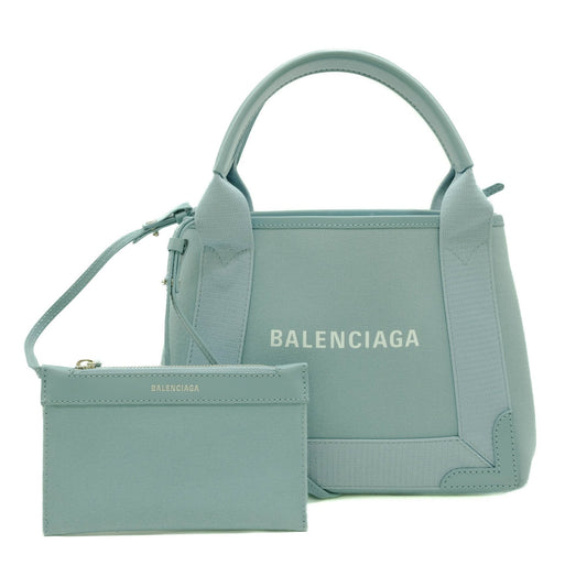 Balenciaga Canvas Blue Tote Bags