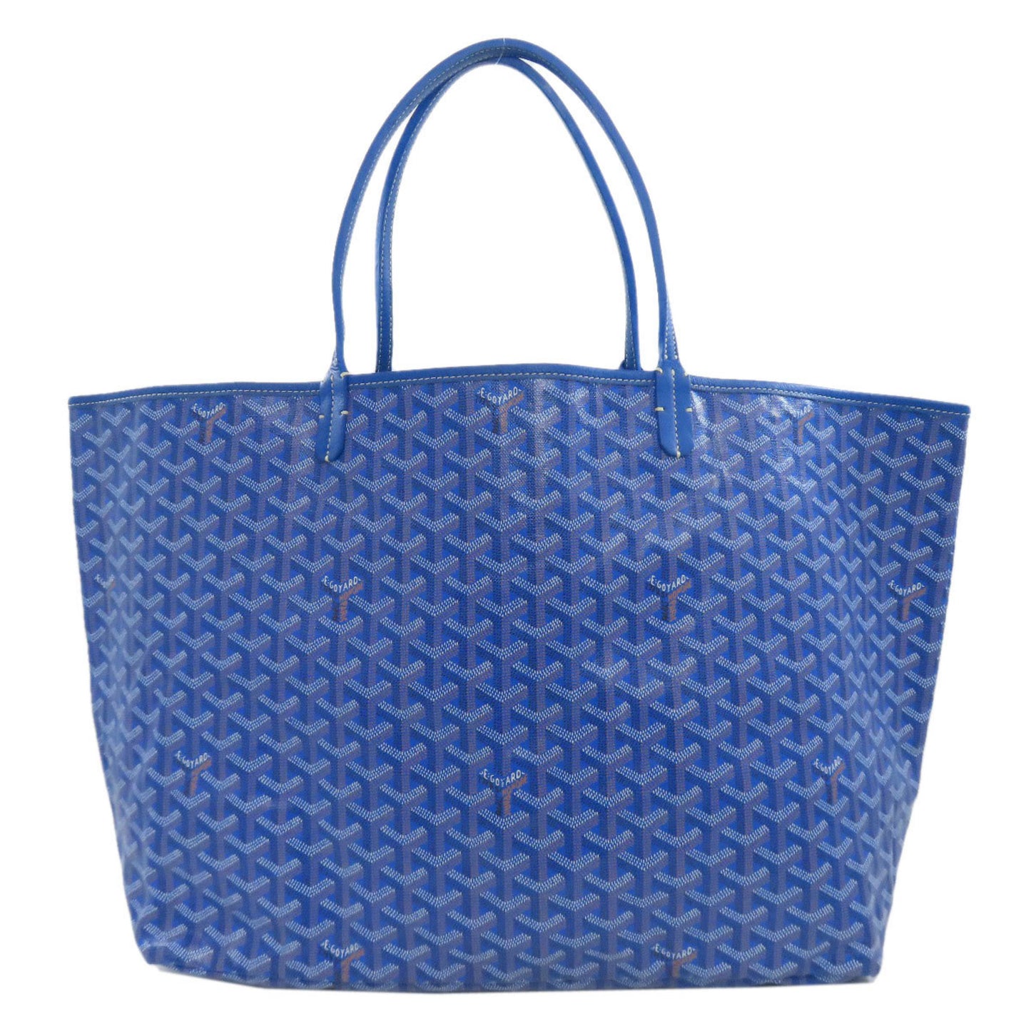 Goyard Coated Canvas Blue Tote Bags