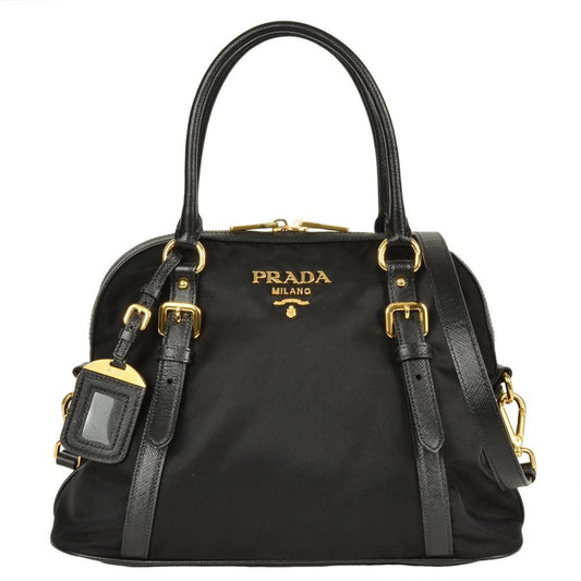 Prada Nylon Black Handbags