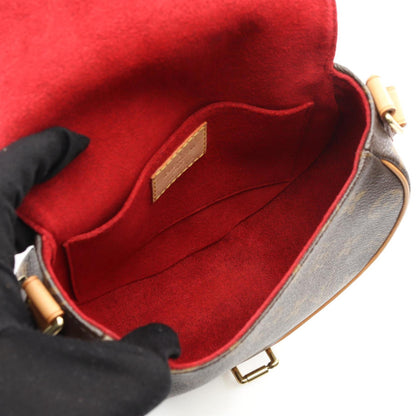 Louis Vuitton Coated Canvas Brown Shoulder Bags