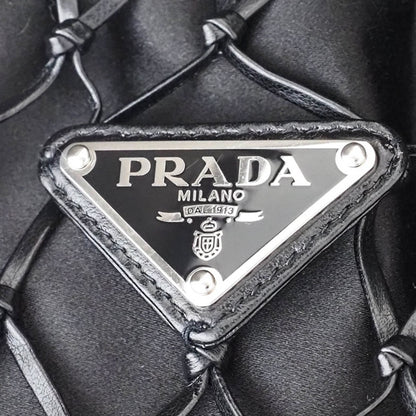 Prada Satin Black Clutch Bags