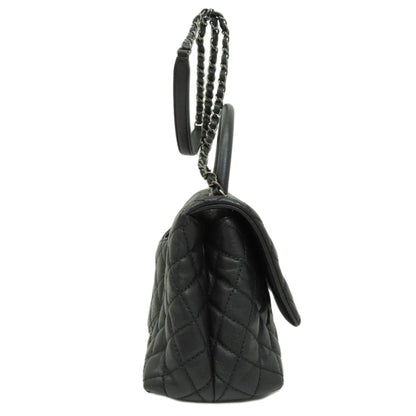 Chanel Calfskin Black Handbags