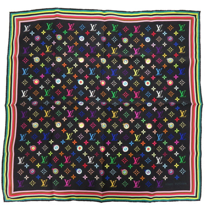 Louis Vuitton Silk Black Scarves