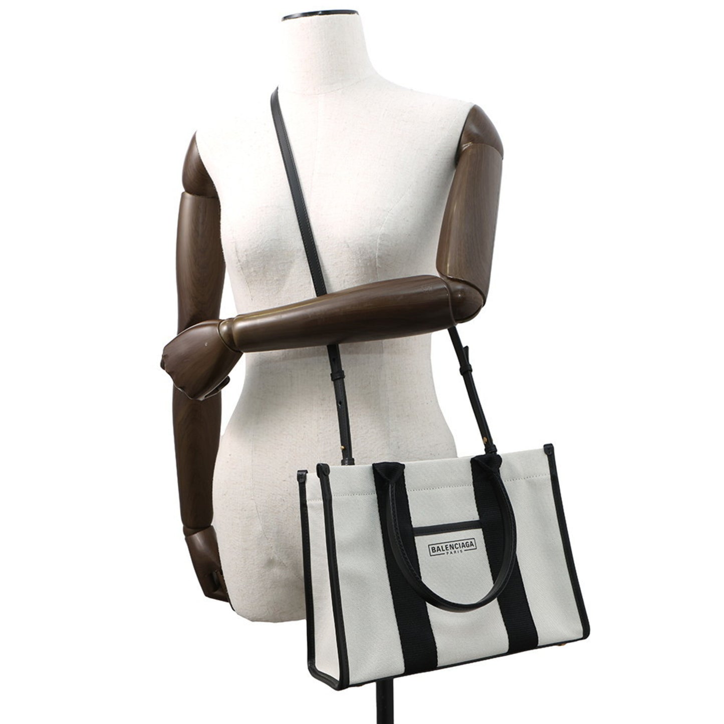 Balenciaga Canvas Black Handbags