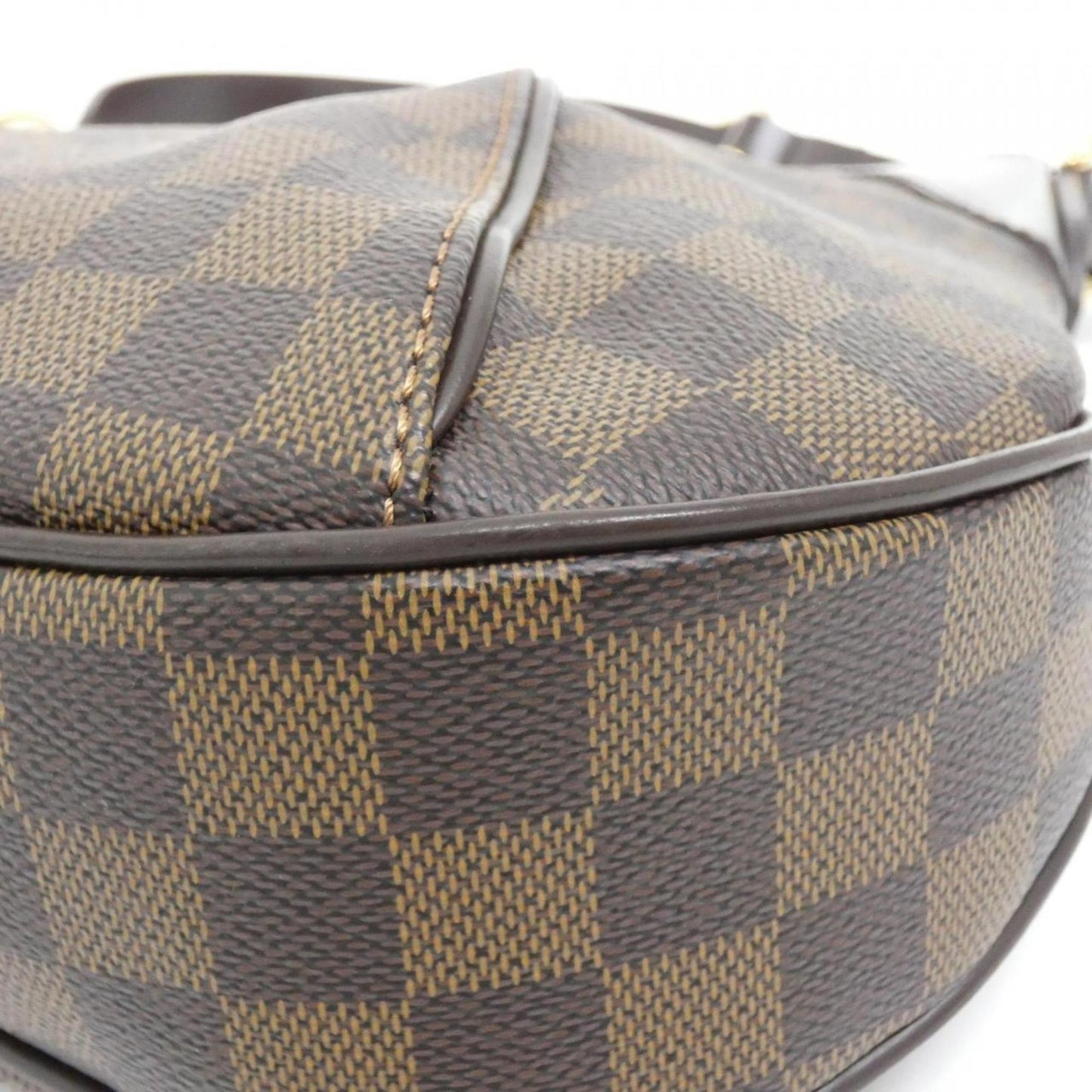Louis Vuitton Coated Canvas Brown Shoulder Bags