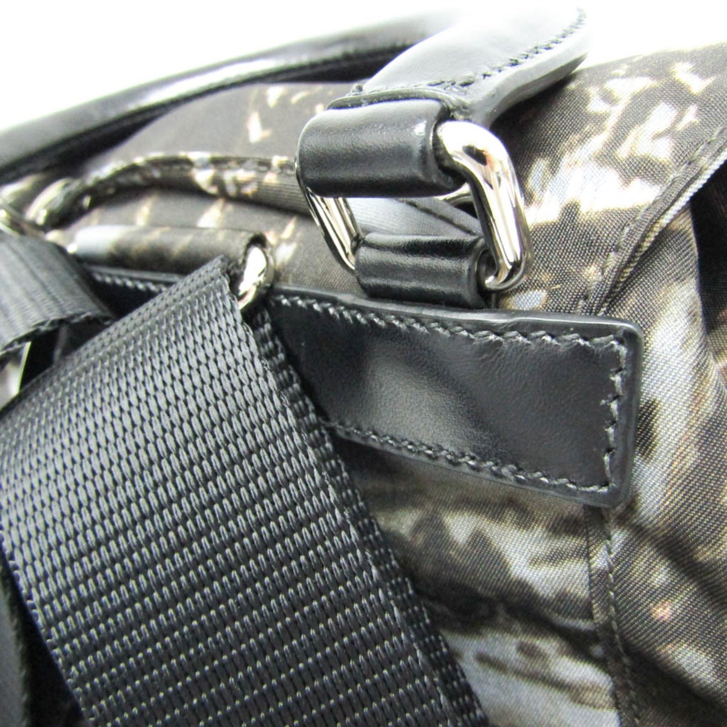 Prada Nylon Gray Backpacks