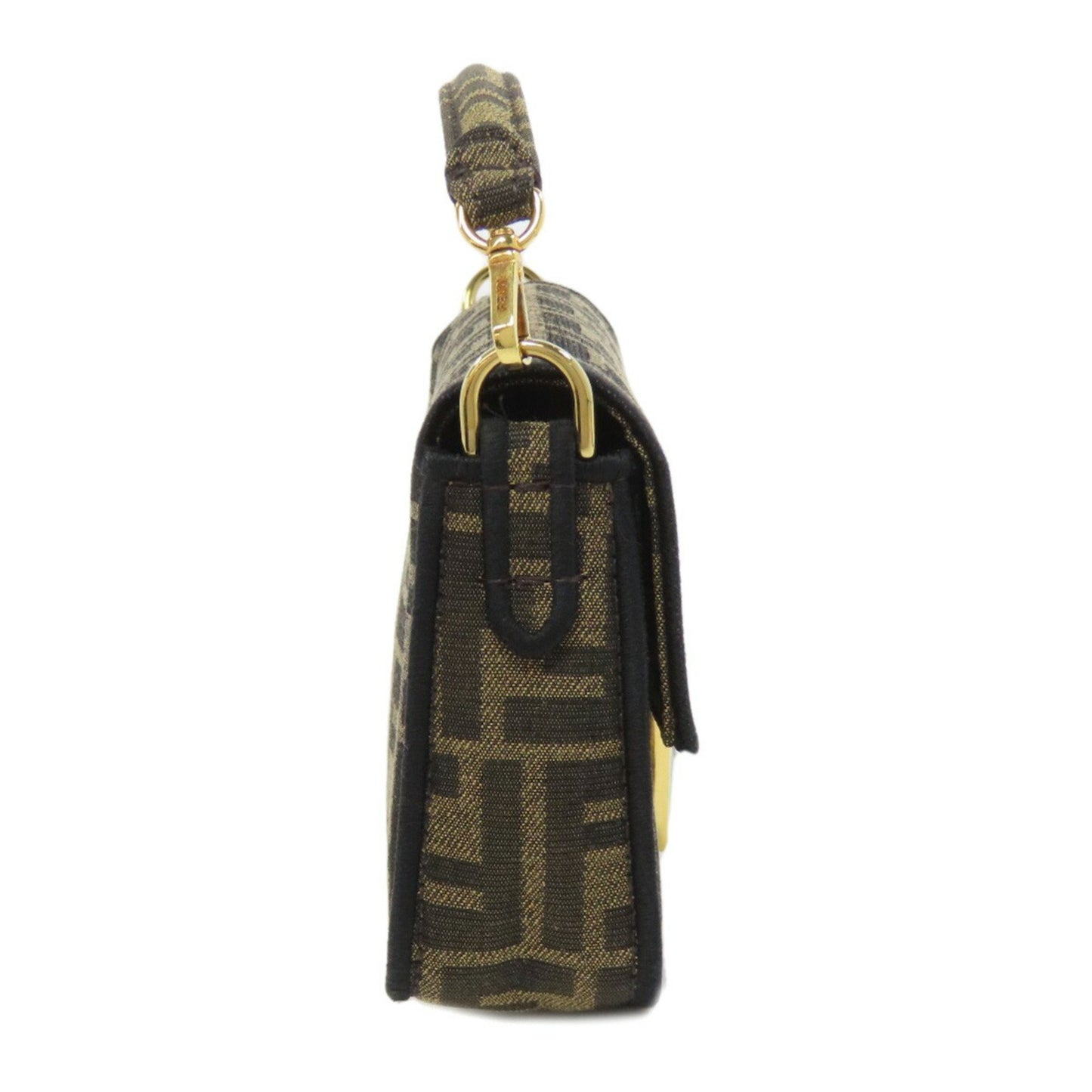 Fendi Canvas Brown Shoulder Bags