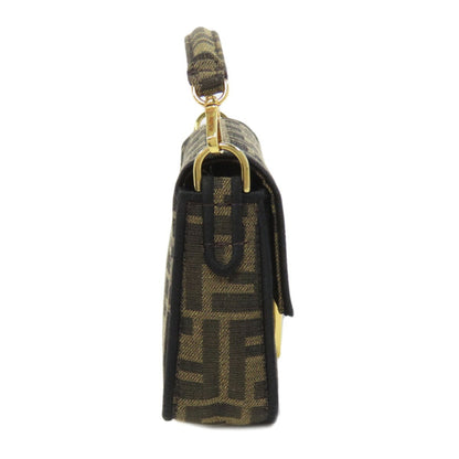 Fendi Canvas Brown Shoulder Bags