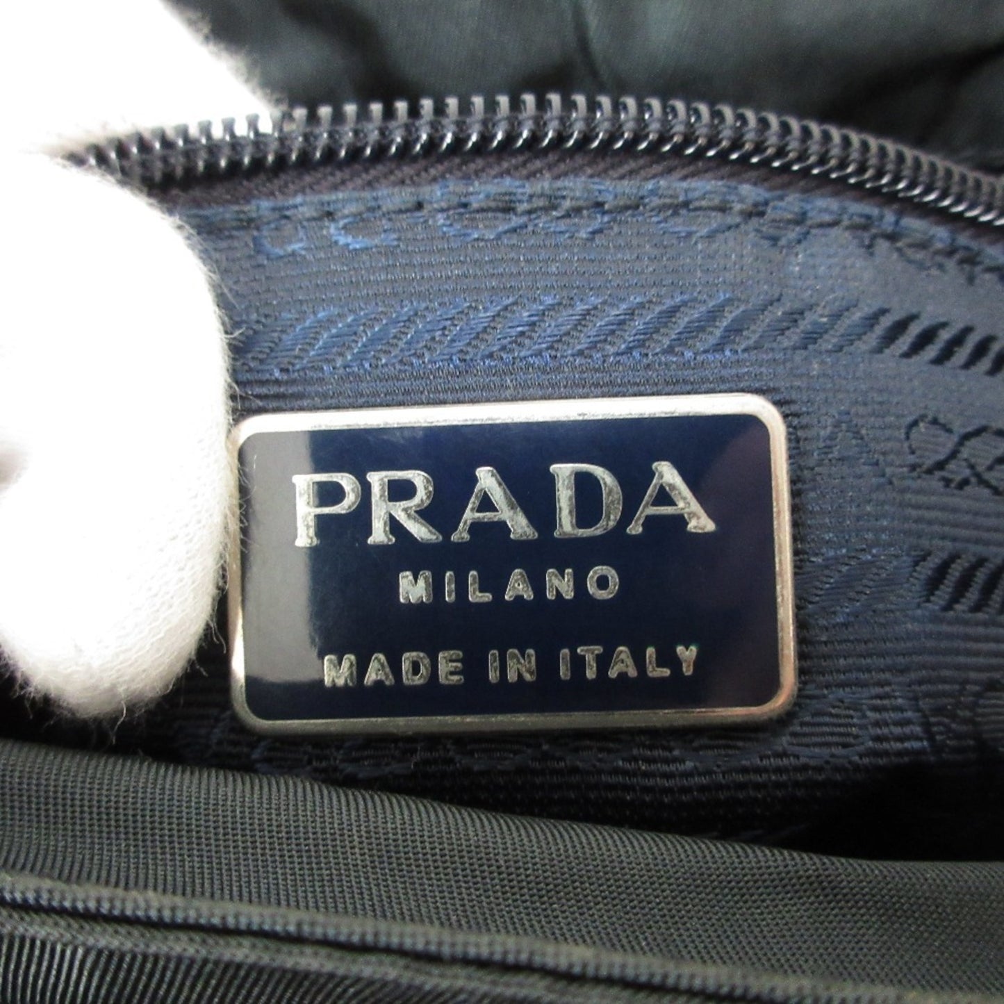 Prada Nylon Blue Shoulder Bags