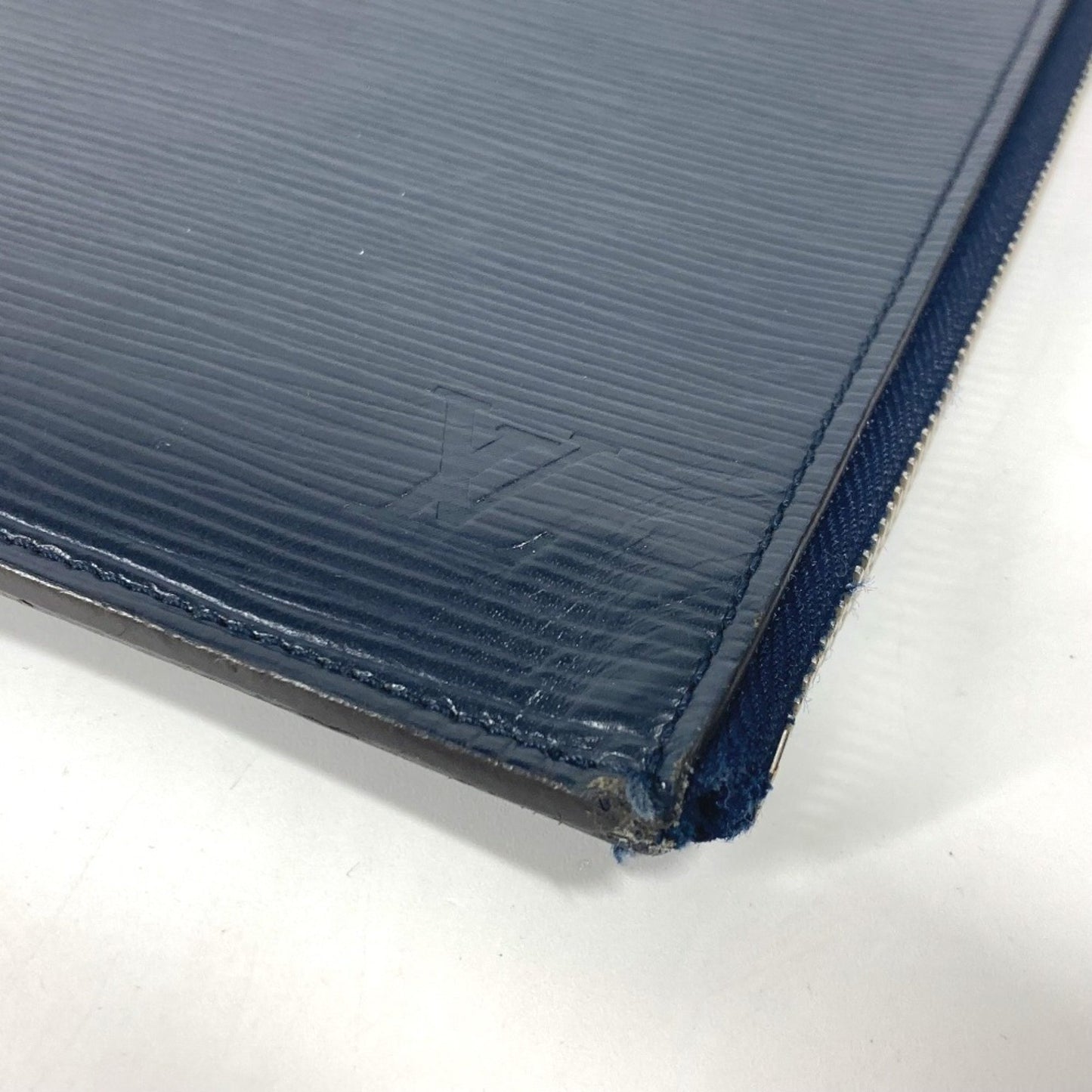 Louis Vuitton Epi Blue Clutch Bags