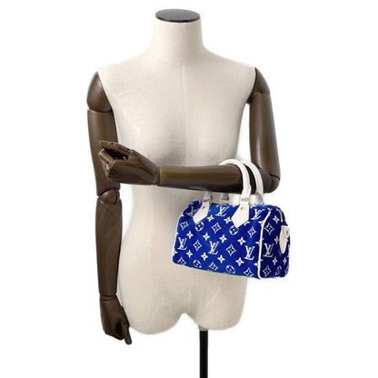 Louis Vuitton Woven Fabric Blue Handbags