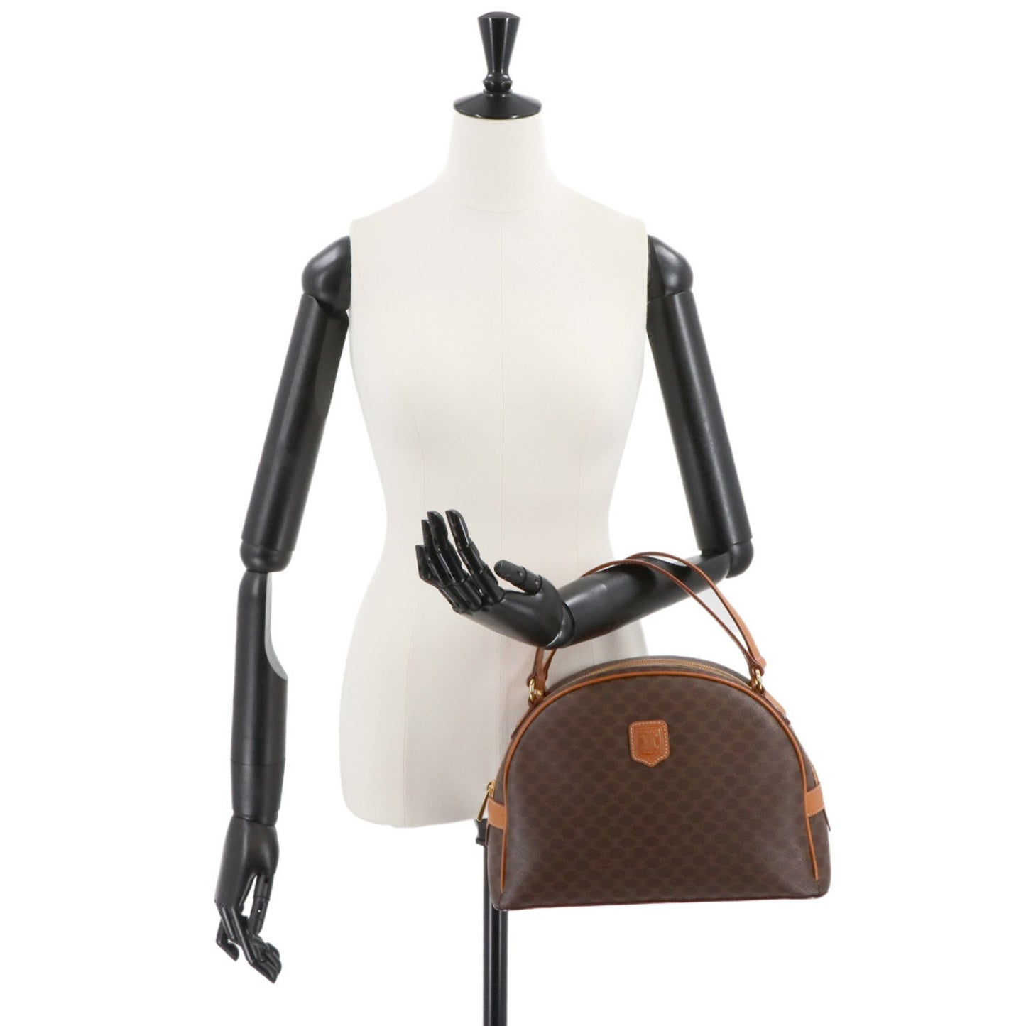 Celine Pvc Brown Handbags