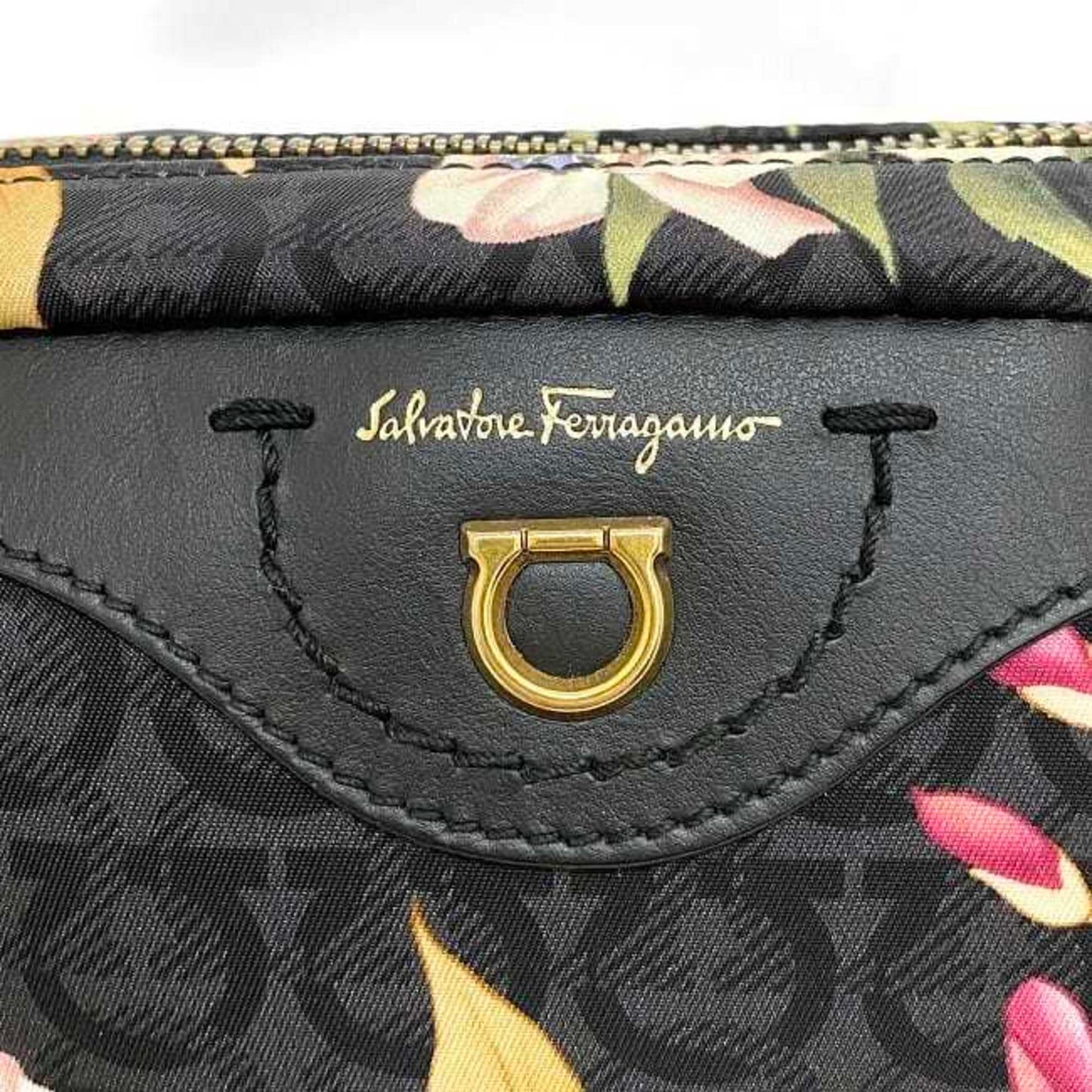 Salvatore Ferragamo Nylon Black Small Bags