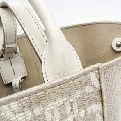 Tod's Linen Gray Handbags