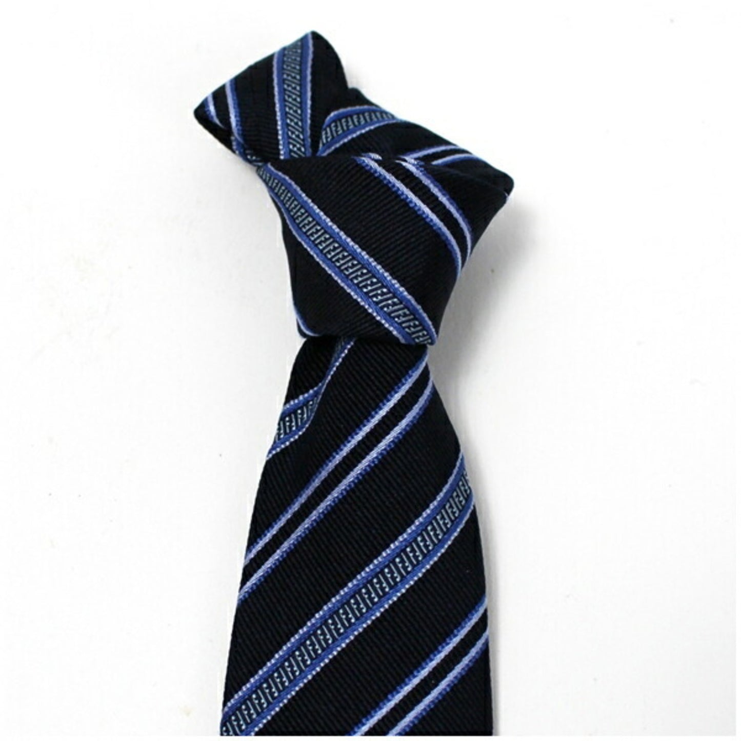 Fendi Silk Blue Ties