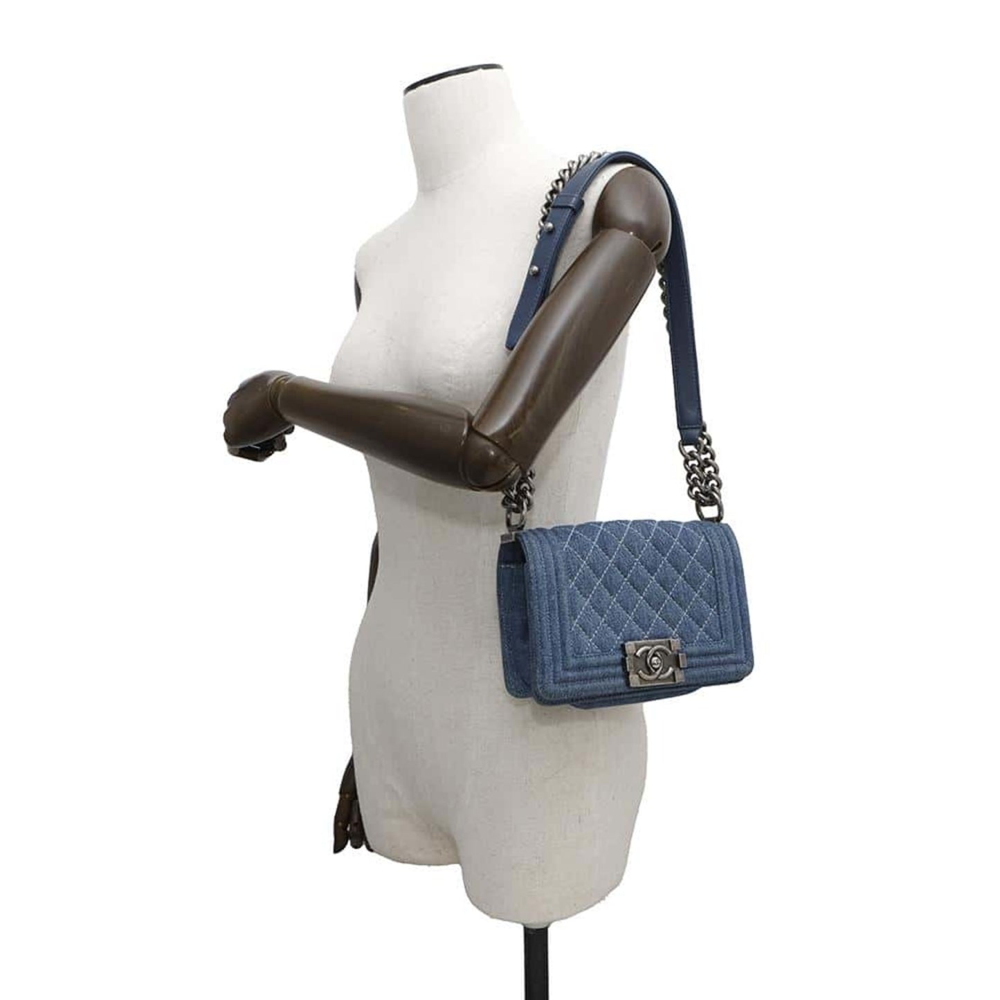 Chanel Denim Blue Shoulder Bags