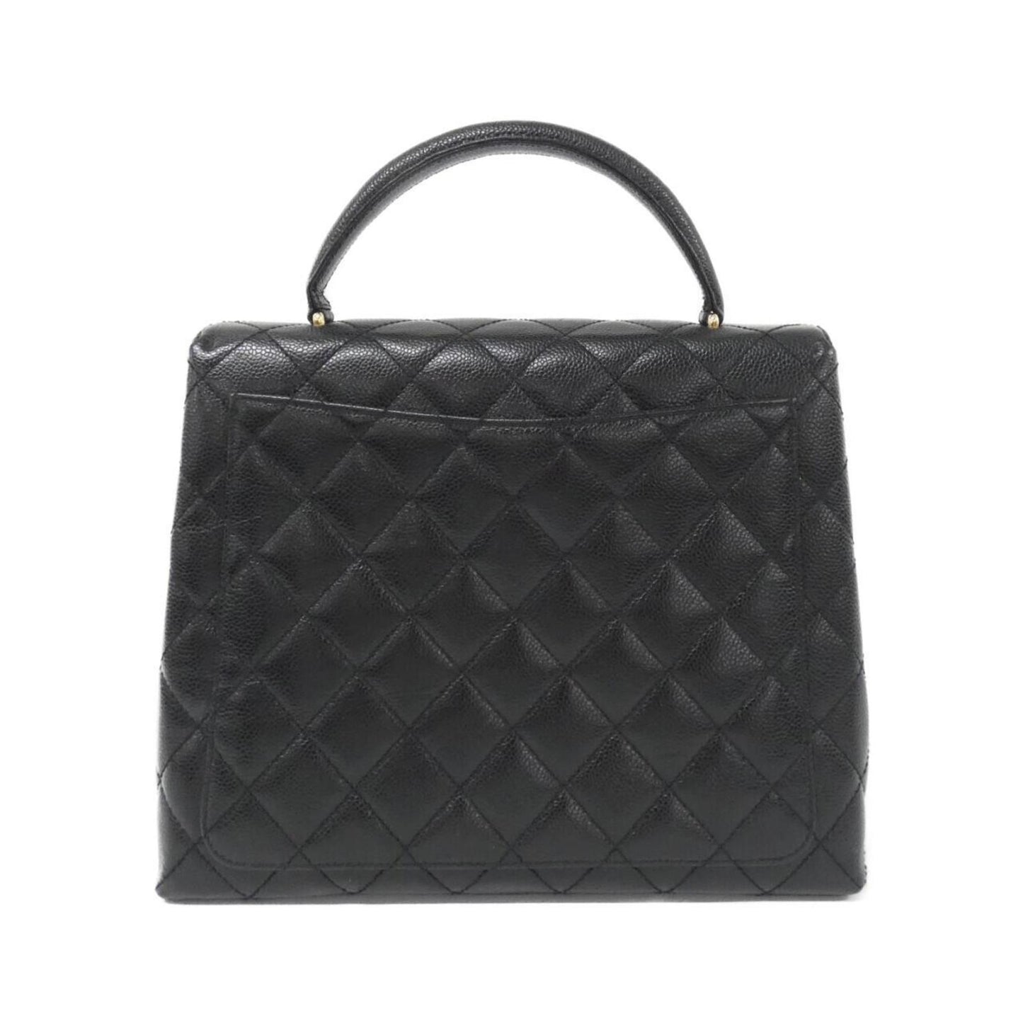 Chanel Calfskin Black Handbags