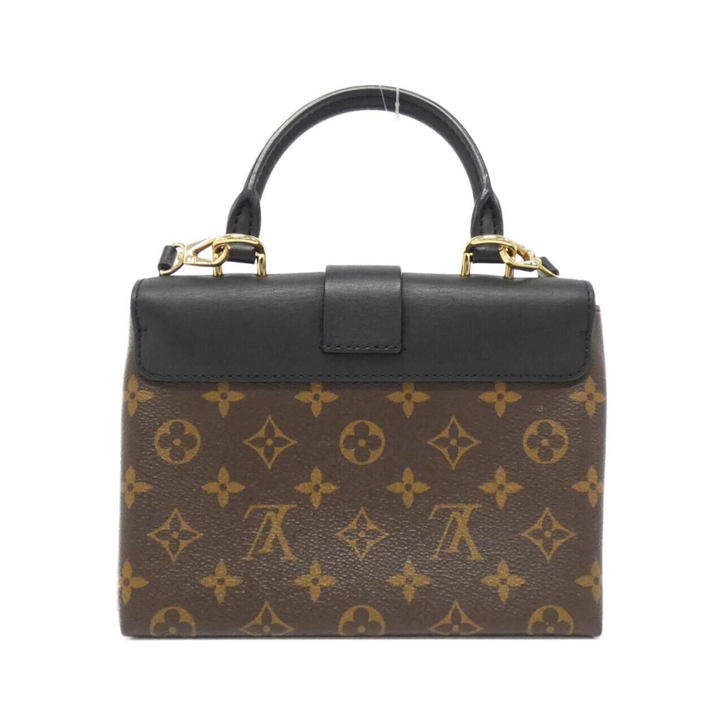 Louis Vuitton Coated Canvas Black Handbags