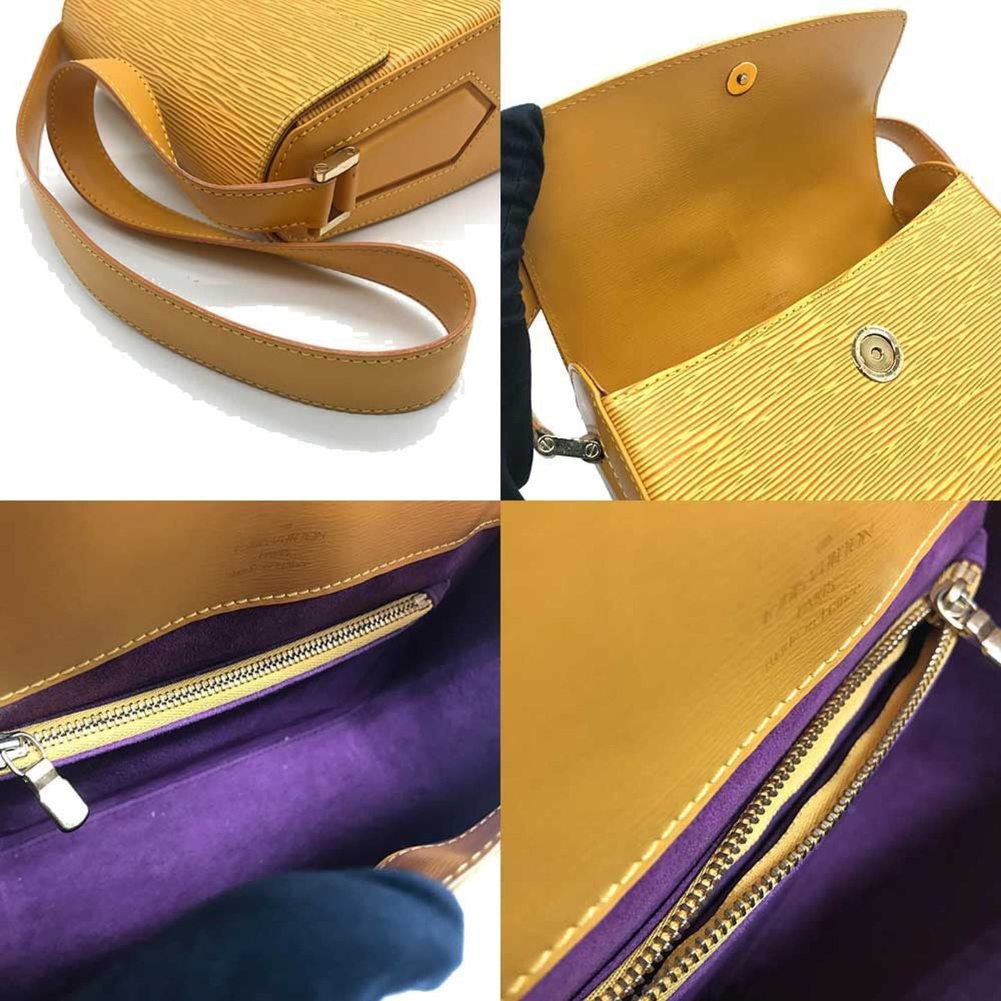 Louis Vuitton Epi Yellow Shoulder Bags