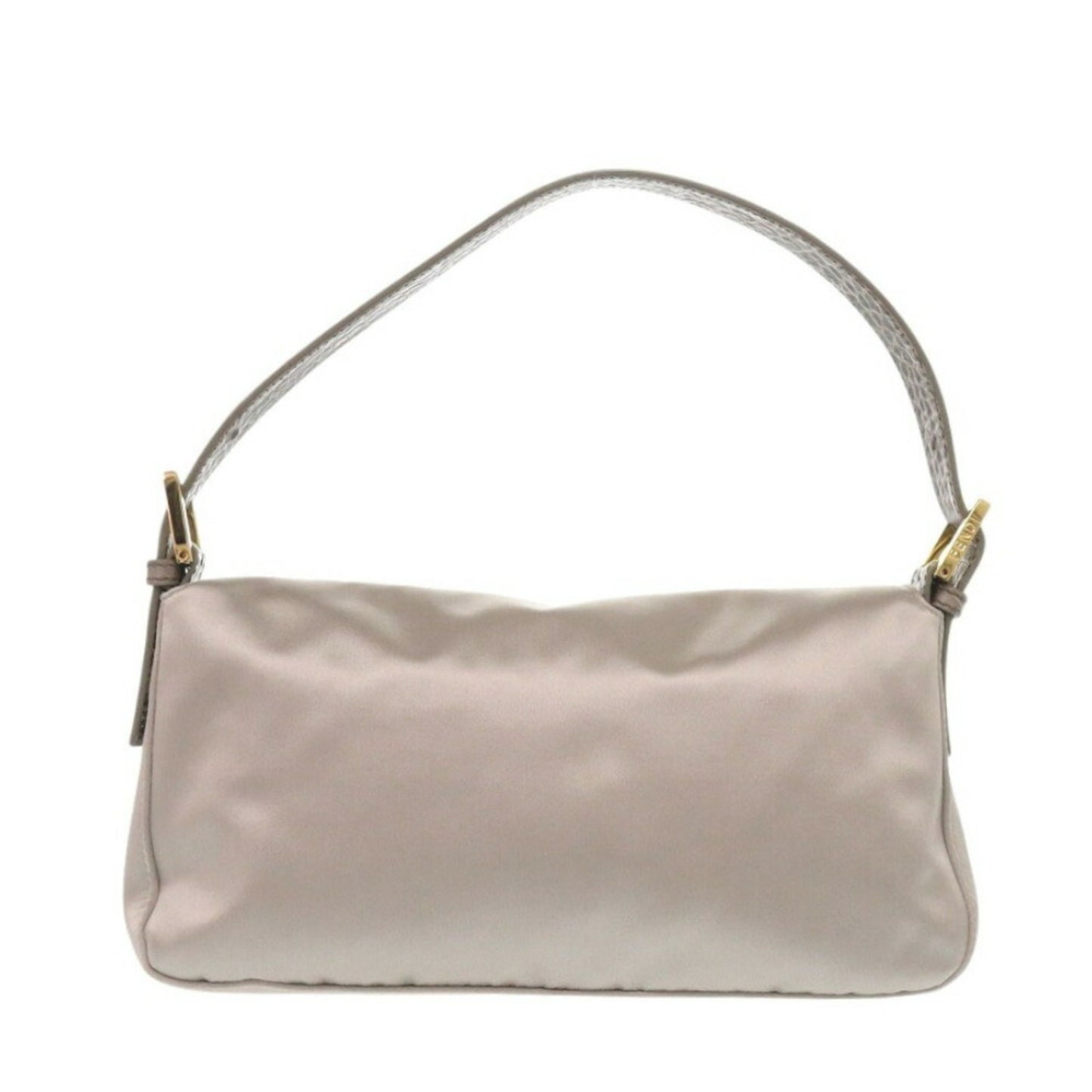 Fendi Satin Gray Handbags