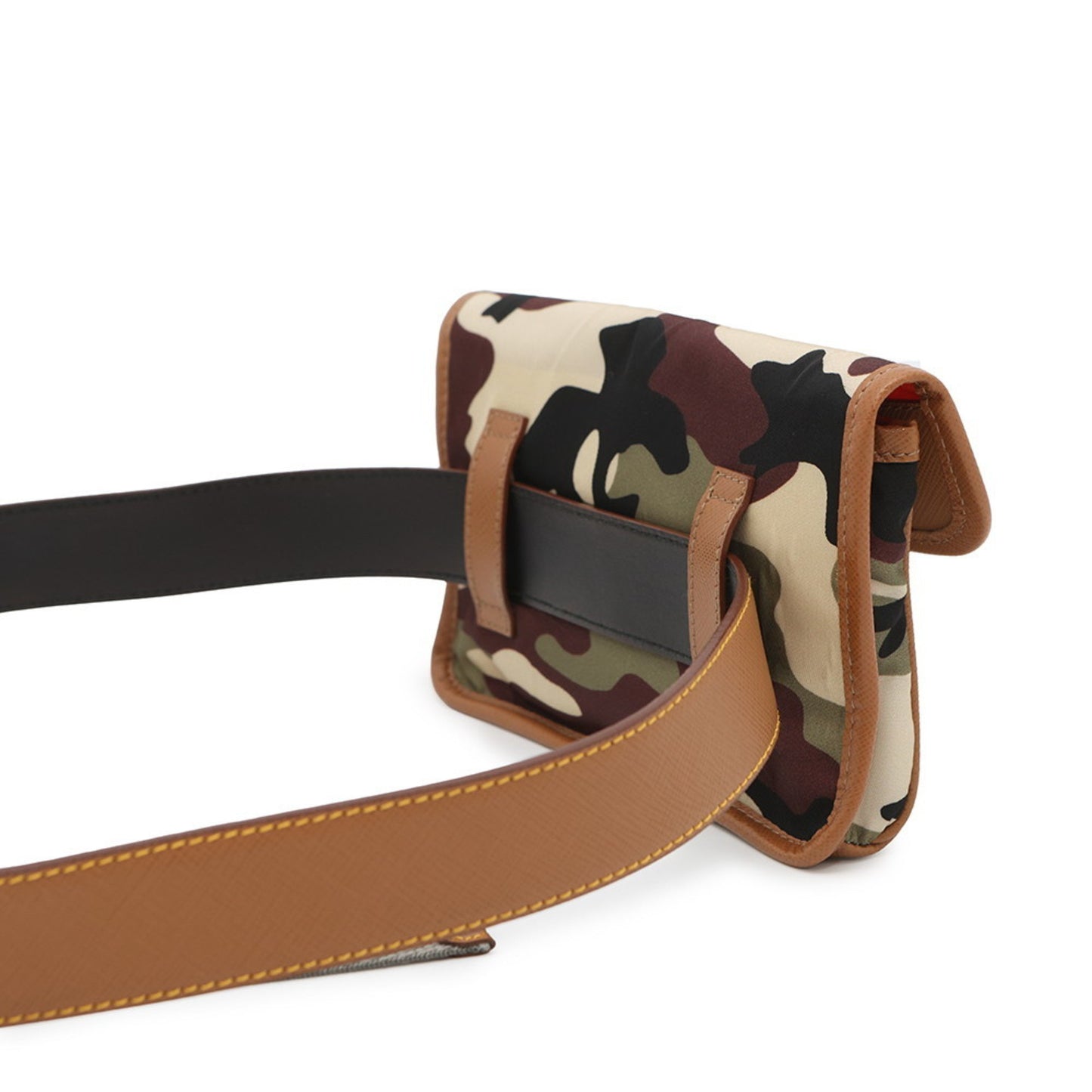 Prada Nylon Brown Crossbody Bags