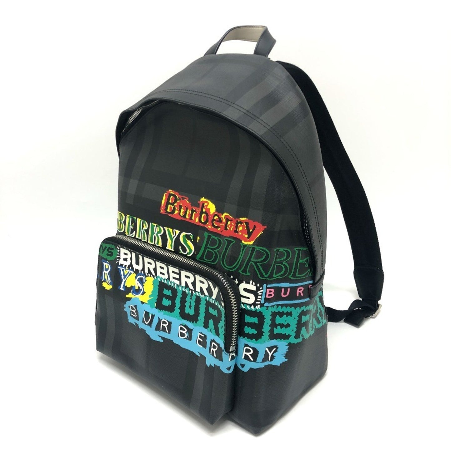 Burberry Pvc Gray Backpacks
