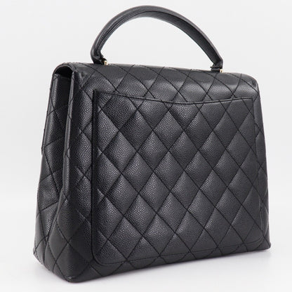 Chanel Calfskin Black Handbags