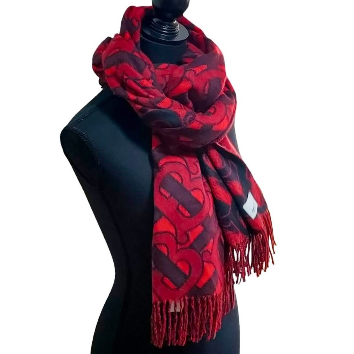 Burberry Cashmere Black Scarves